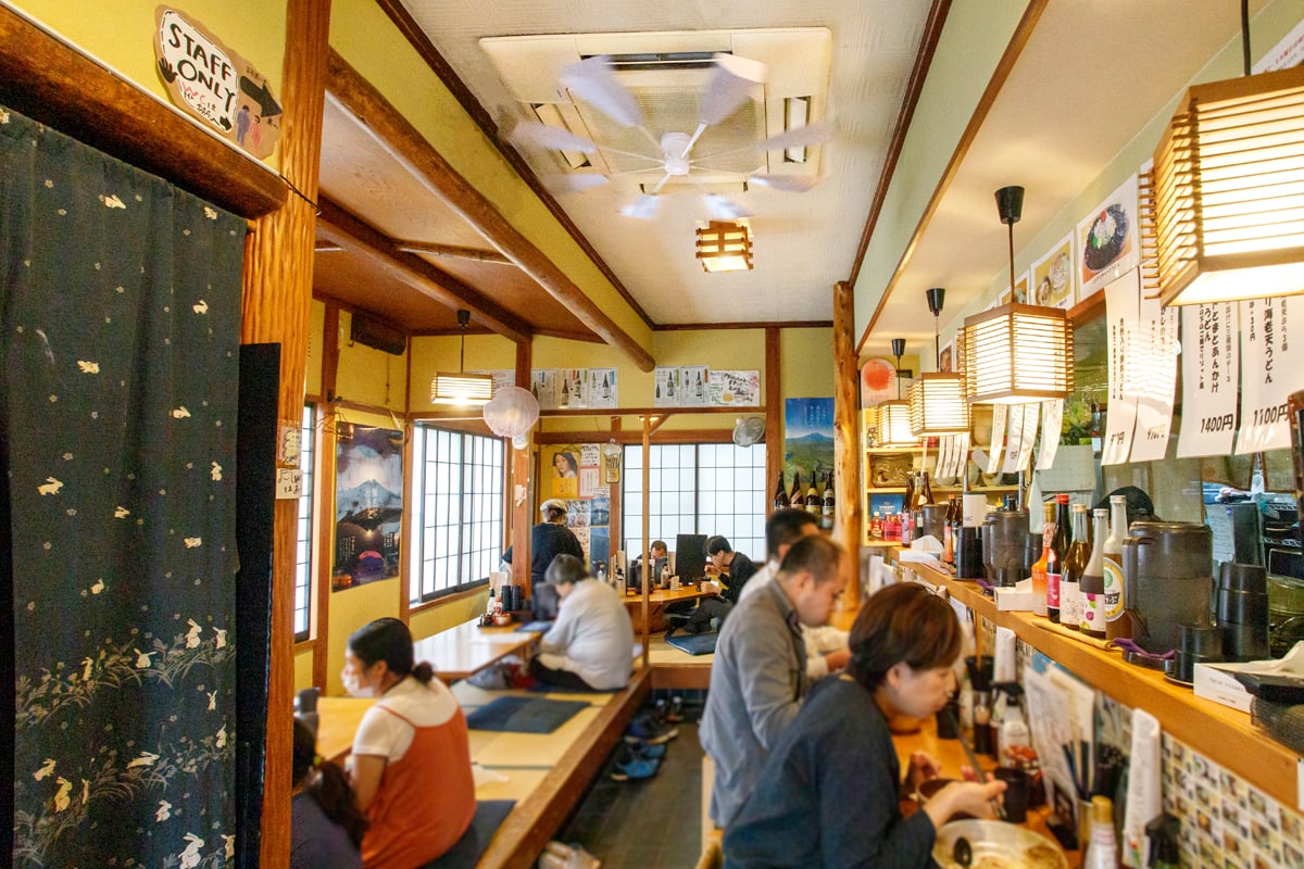 自家製麺 うどん五葵の店内全景写真